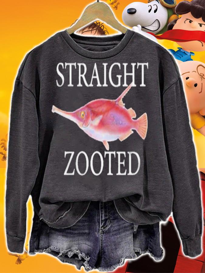 Straight Zooted Fish Fishing Shirt t-shirt sweatshirt