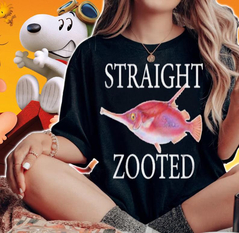 Straight Zooted Fish Fishing Shirt t-shirt woman shirt