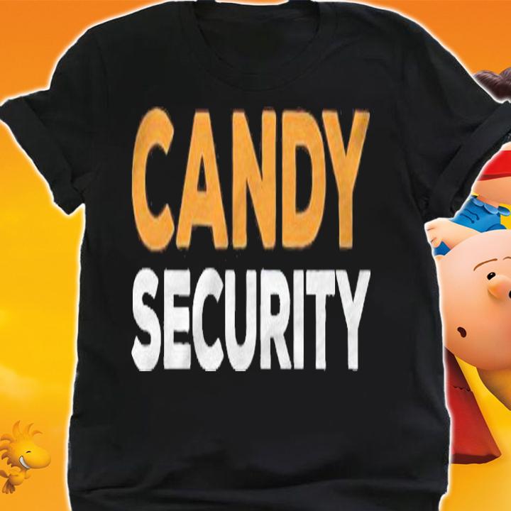Candy Security Funny Halloween Gif T-shirt shirt