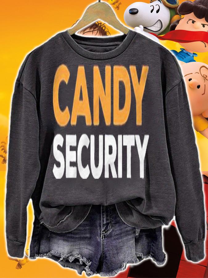 Candy Security Funny Halloween Gif T-shirt sweatshirt