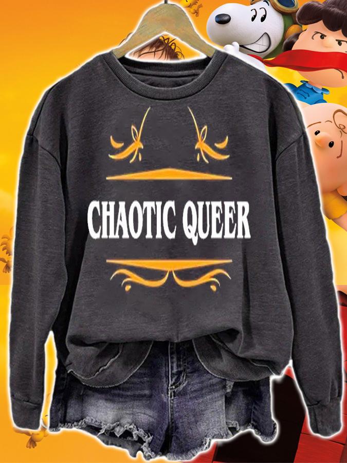 Chaotic Queer Lgbt Pride Dungeons And Dragons T-Shirt