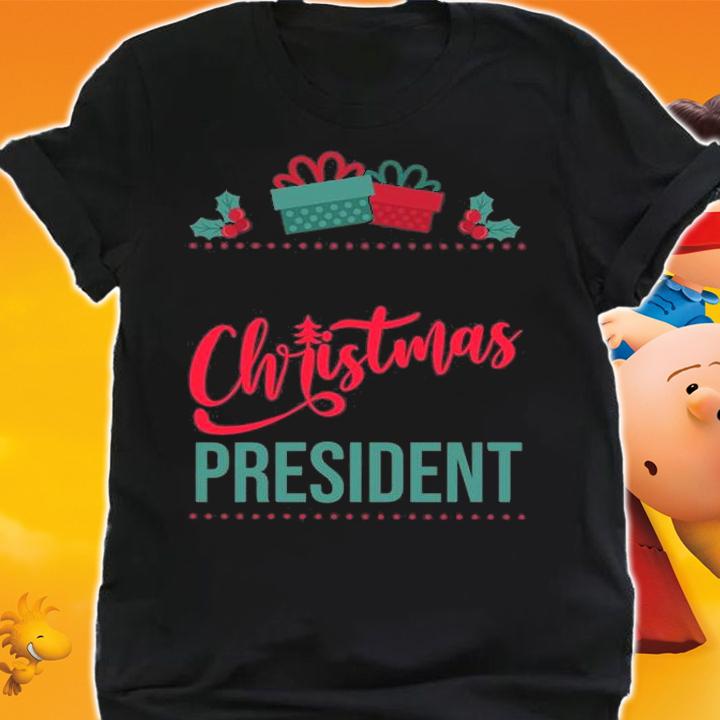 Christmas President Merry Christmas T-Shirt shirt