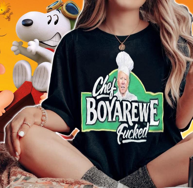 Joe Biden Chef Boyardee Fucked T-shirt woman shirt