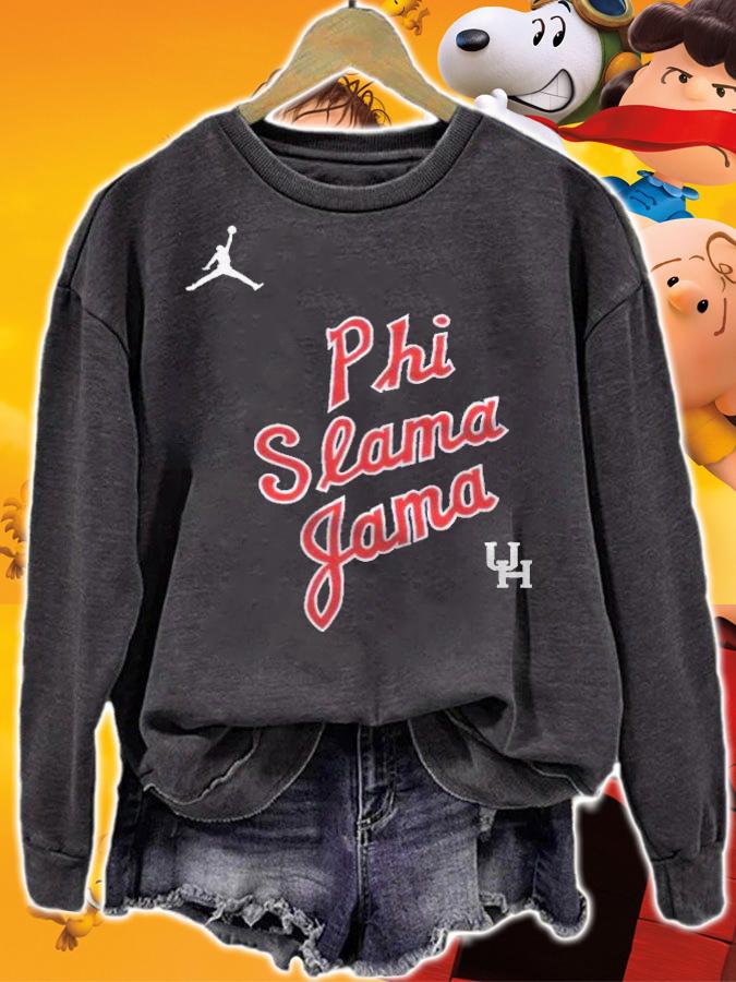 Phi Slama Jama basketball logo T-shirt