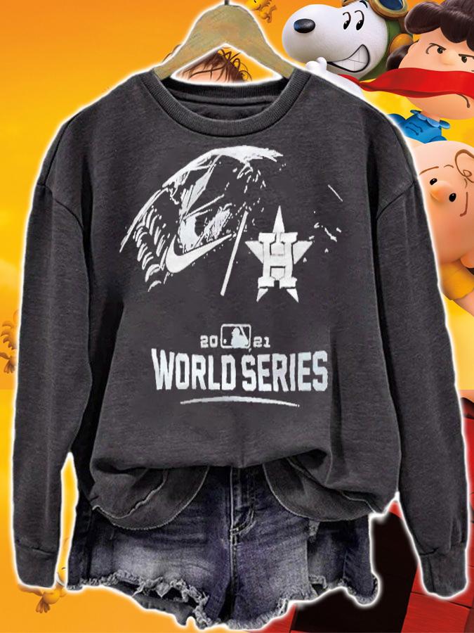 Houston Astros Nike 2021 World Series Bound World Wide Event T-Shirt sweatshirt