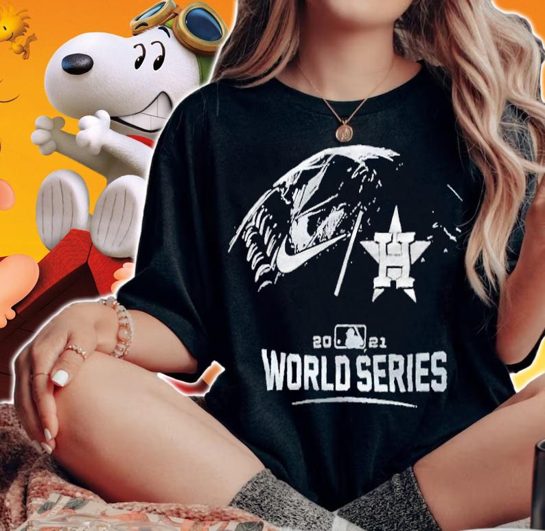 Houston Astros Nike 2021 World Series Bound World Wide Event T-Shirt woman shirt