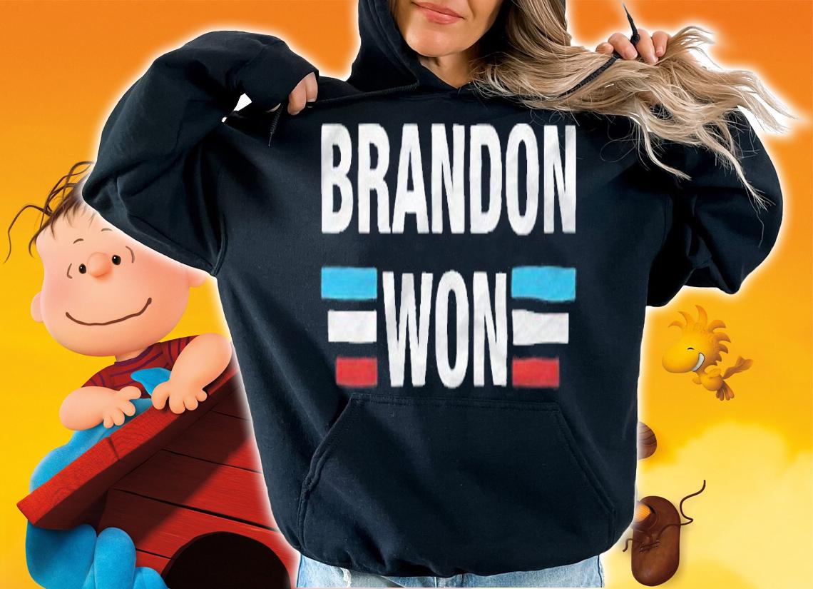 Let's go Brandon Won T-shirts, sweatshirt and v-neck hoodie