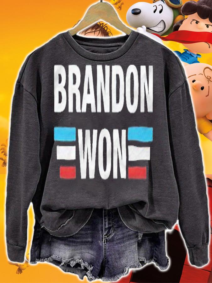 Let's go Brandon Won T-shirts, sweatshirt and v-neck sweatshirt