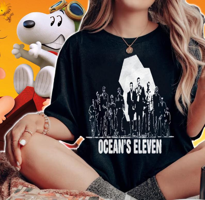 Oceans Eleven Comedy Film Gift Shirt woman shirt