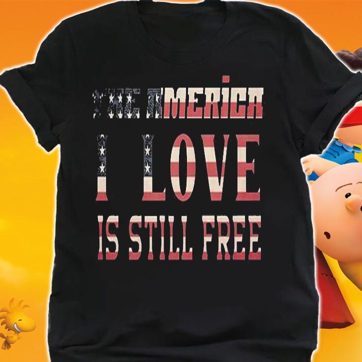The America I Love Is Still Free USA Flag RetroT-Shirt