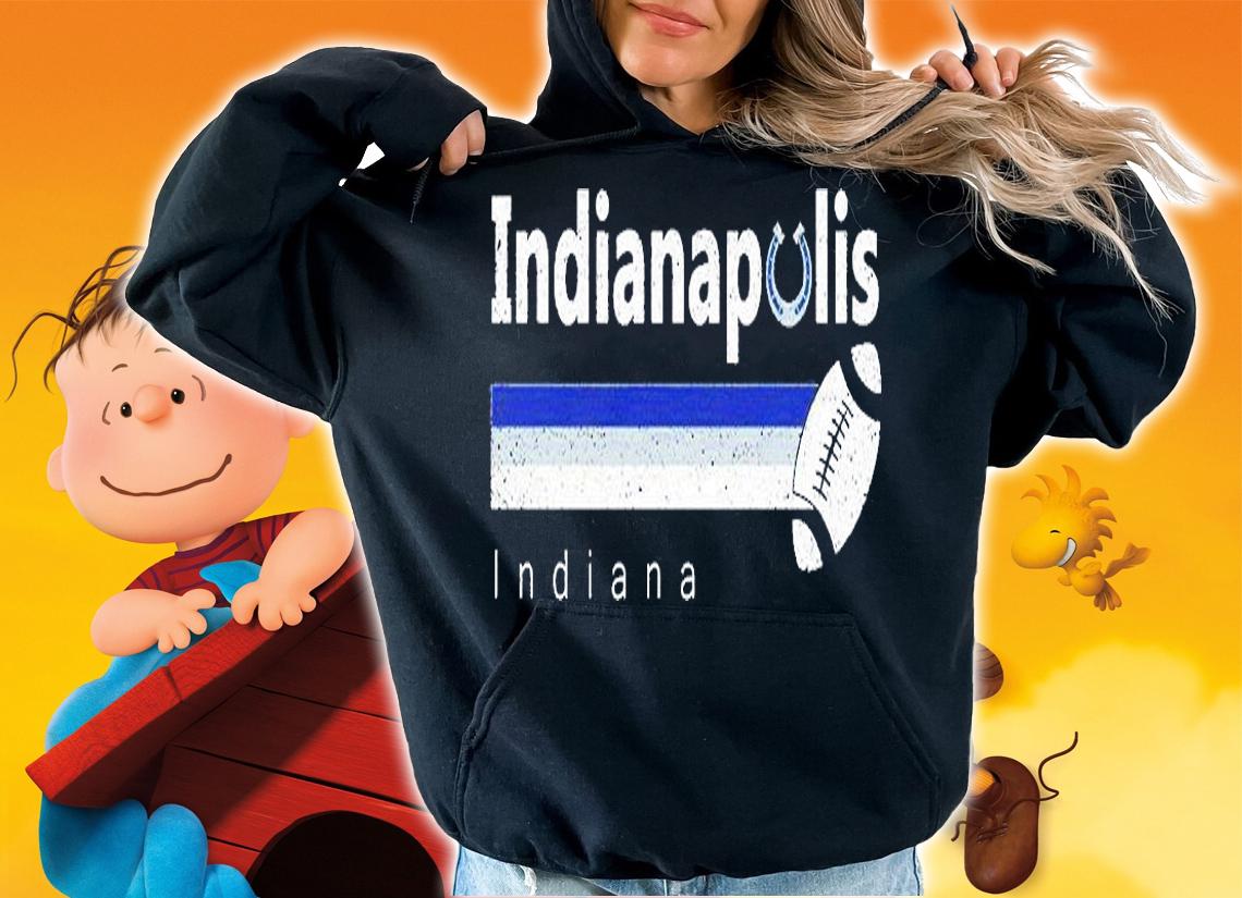 Vintage Indianapolis Football Retro Indiana At Sunday Game day T-Shirt hoodie