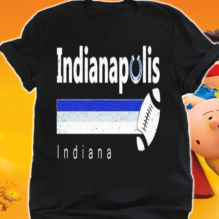 Vintage Indianapolis Football Retro Indiana At Sunday Game day T-Shirt shirt