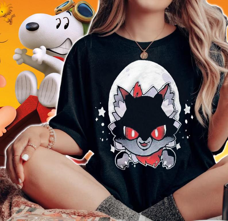 Werewolf Cat T-shirt woman shirt