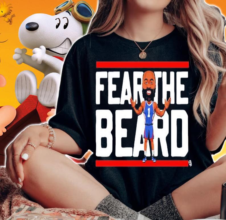 Fear The Beard Philadelphia Basketball Shirt