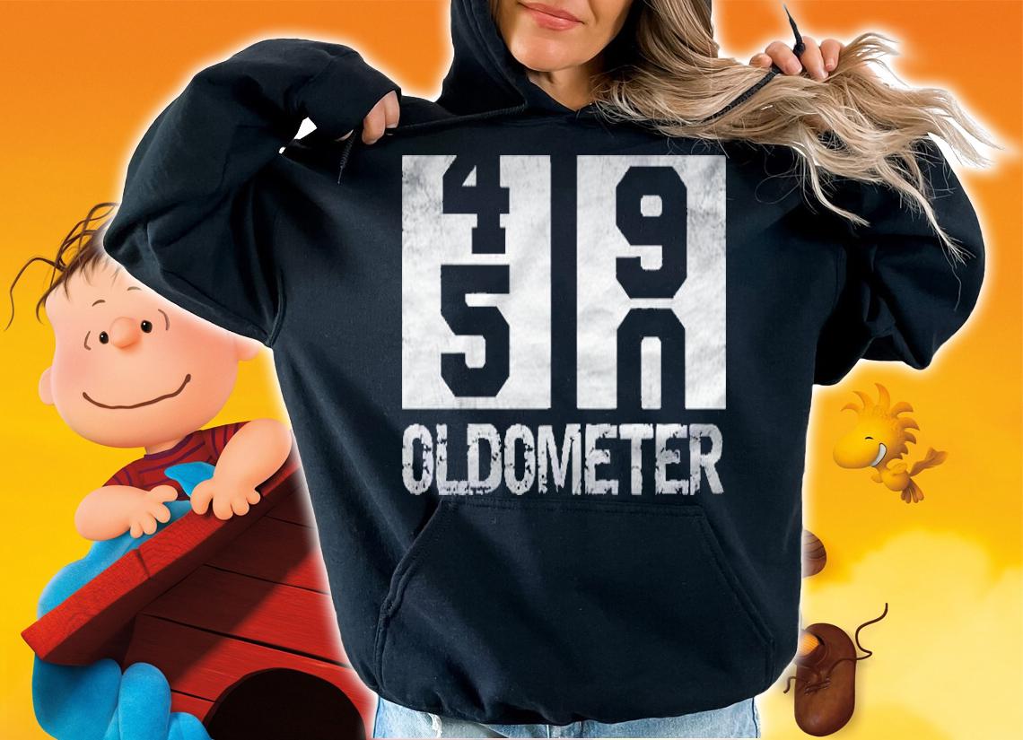 Oldometer 49 50 Shirt 50Th Birthday Gif Men Women Shirt hoodie