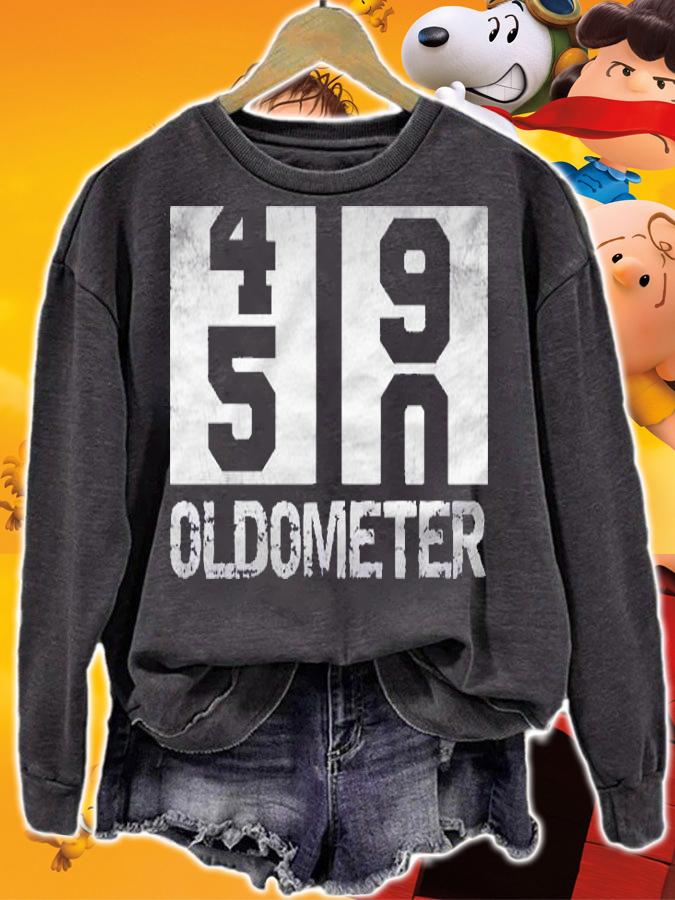 Oldometer 49 50 Shirt 50Th Birthday Gif Men Women Shirt sweatshirt