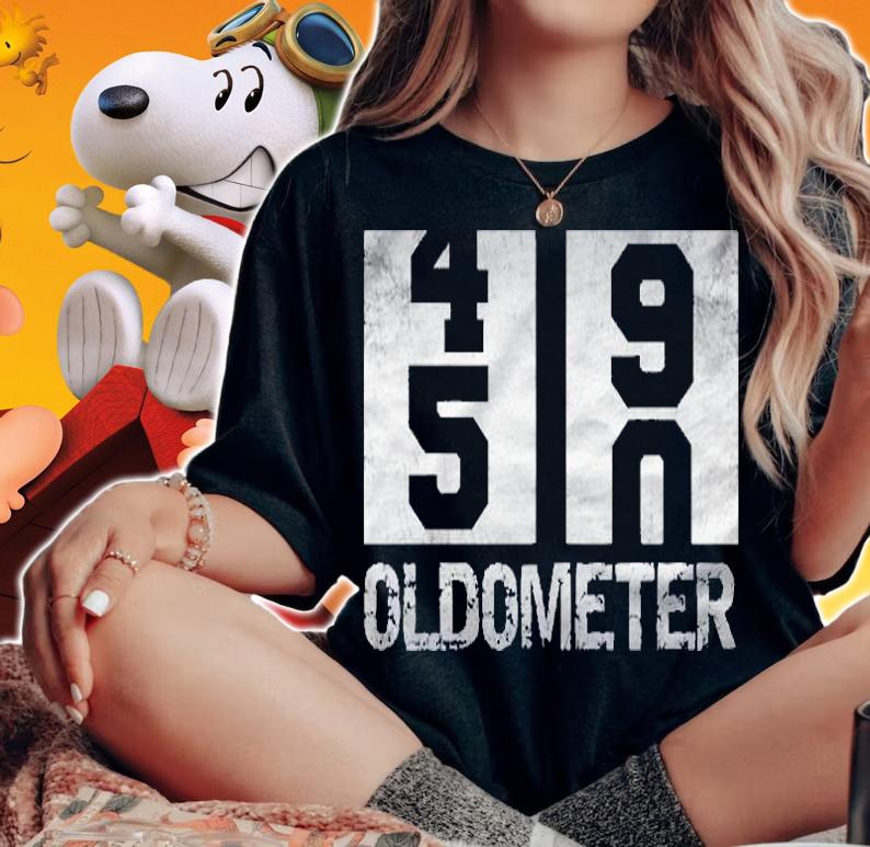 Oldometer 49 50 Shirt 50Th Birthday Gif Men Women Shirt woman shirt