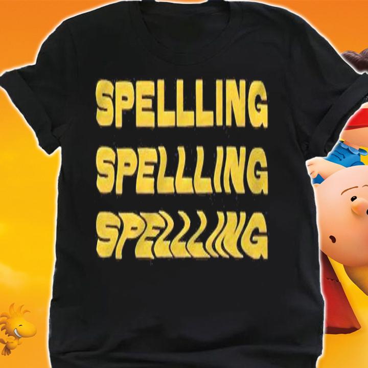 Spelling repeat text T-shirt shirt