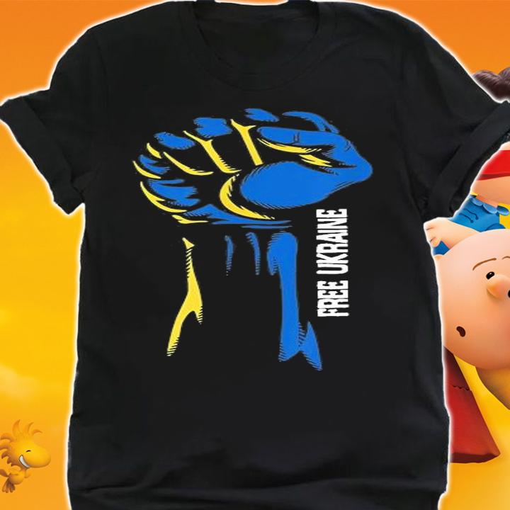 Support Ukraine I Stand With Ukraine Flag Fight Free Ukraine Funny Gift T-Shirt