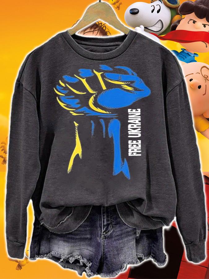 Support Ukraine I Stand With Ukraine Flag Fight Free Ukraine Funny Gift T-Shirt
