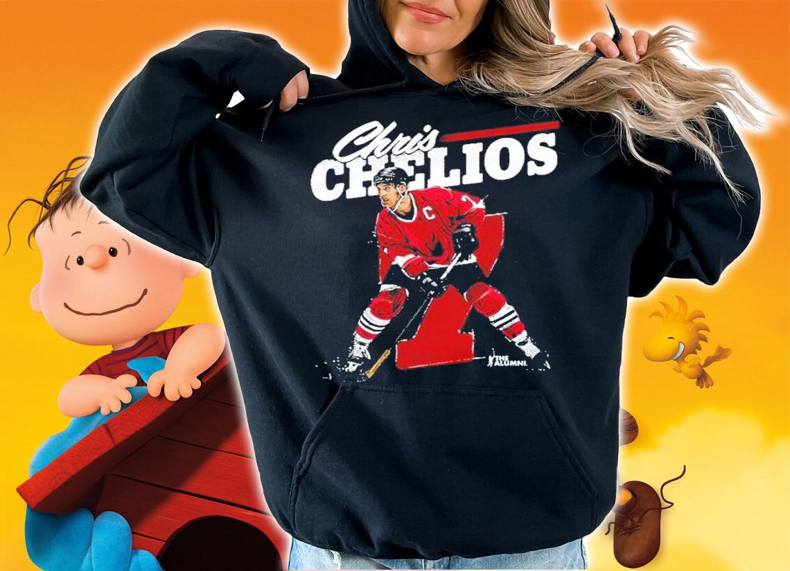 Chris Chelios Chicago Retro Hockey Shirt