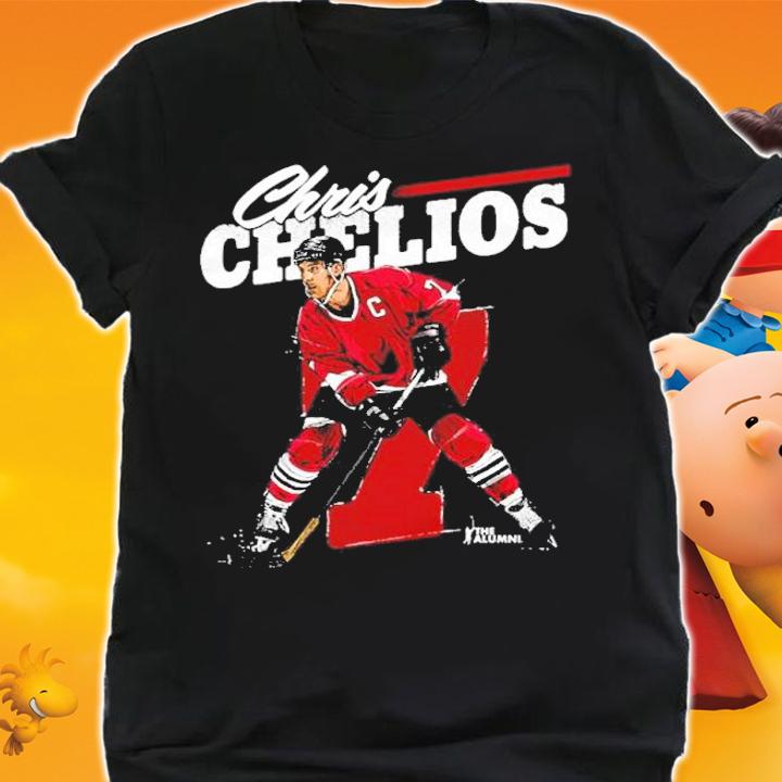 Chris Chelios Chicago Retro Hockey Shirt