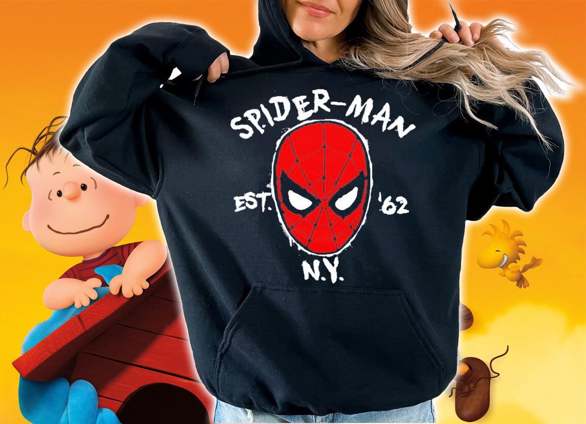 Marvel Spider-Man Est 1962 New York Graphic T-Shirt hoodie