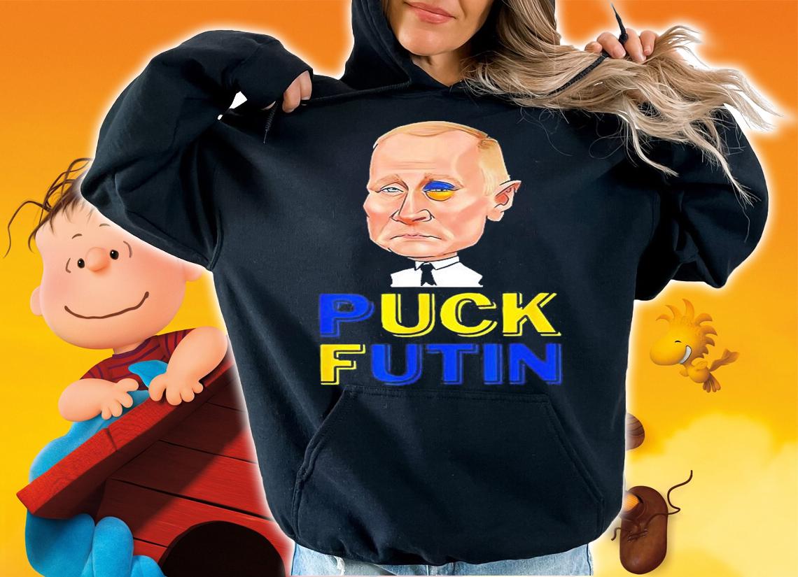 Stop Russian Ukrane Biden Puck Futin Stand With Ukraine T-Shirt hoodie