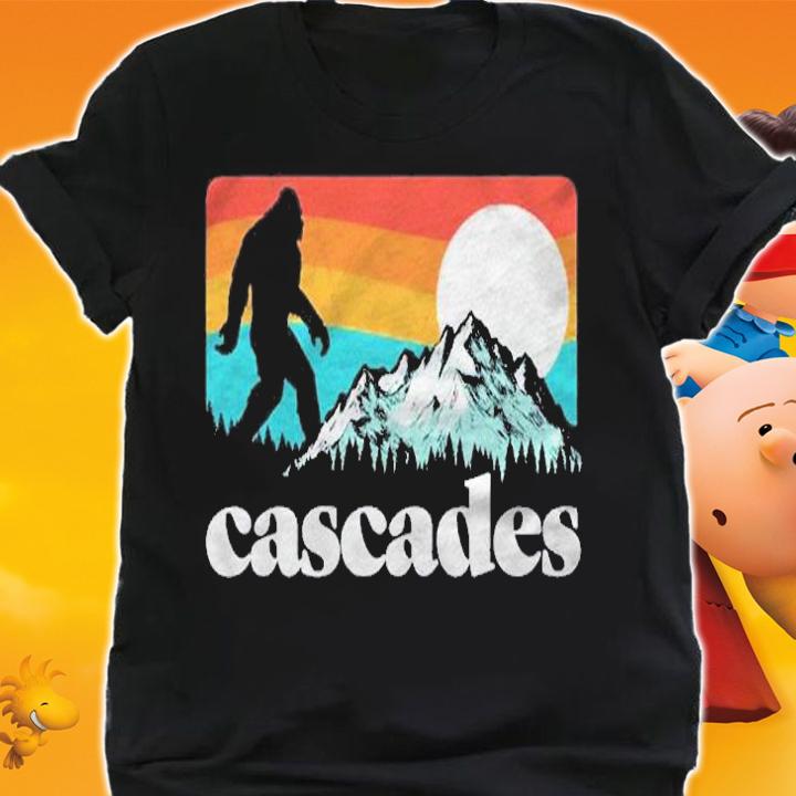 Cascade Pacific Northwest Bigfoot Mountains Shirt shirt