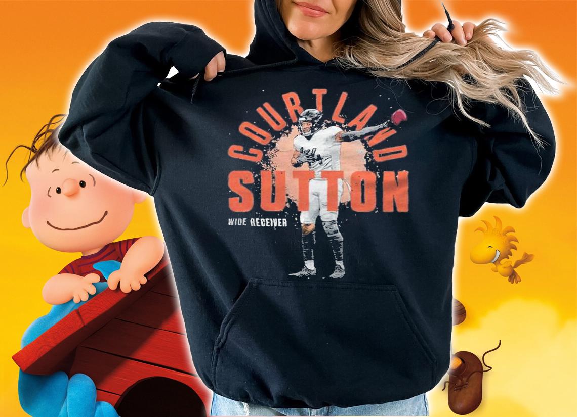 Courtland Sutton Player Name Denver Football Shirt hoodie