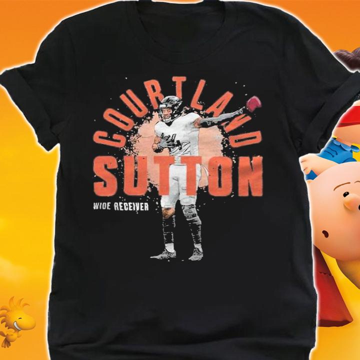 Courtland Sutton Player Name Denver Football Shirt shirt