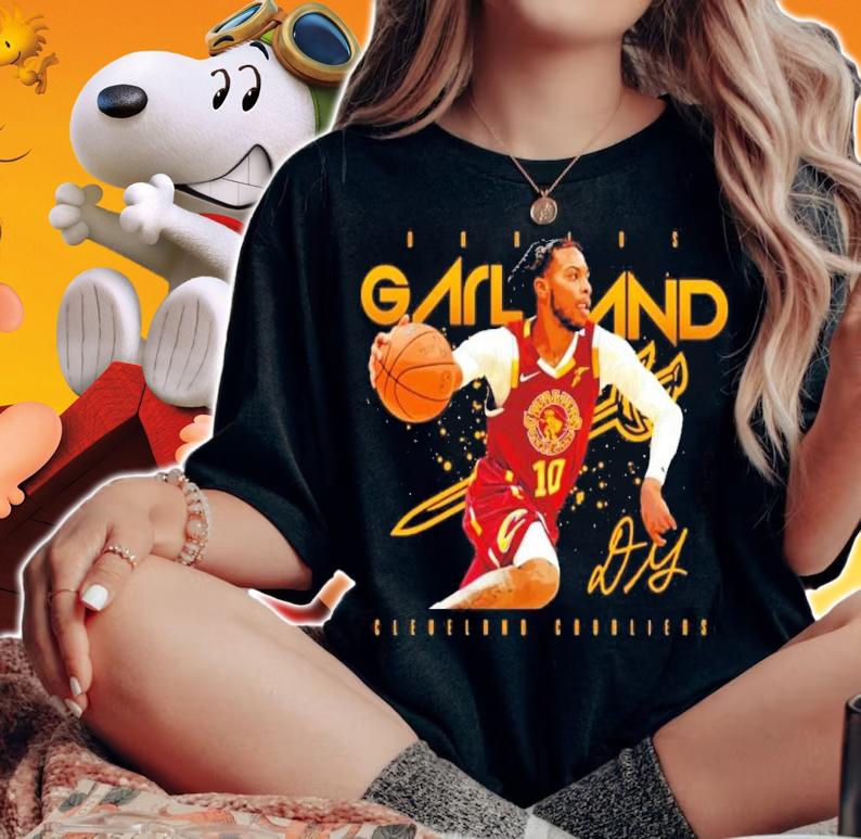 Darius Garland Cleveland Cavalier Basketball Signatures Shirt woman shirt