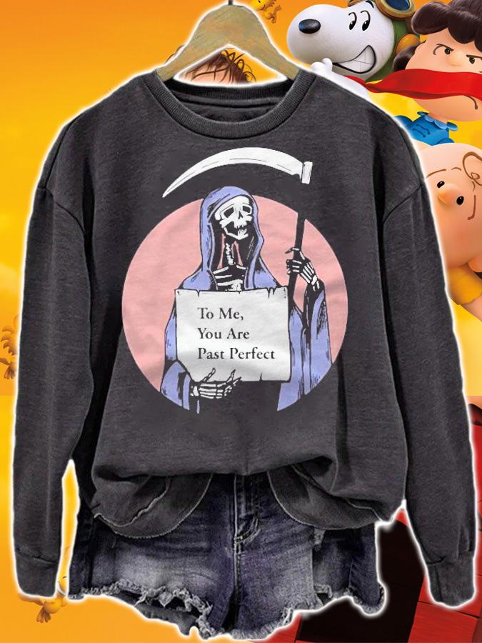Death Actually Grim Reaper Funny Shirt sweatshirt