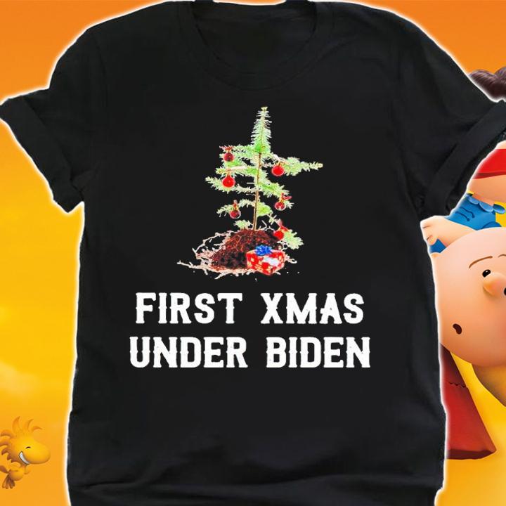 First Xmas Under Biden Shirt shirt