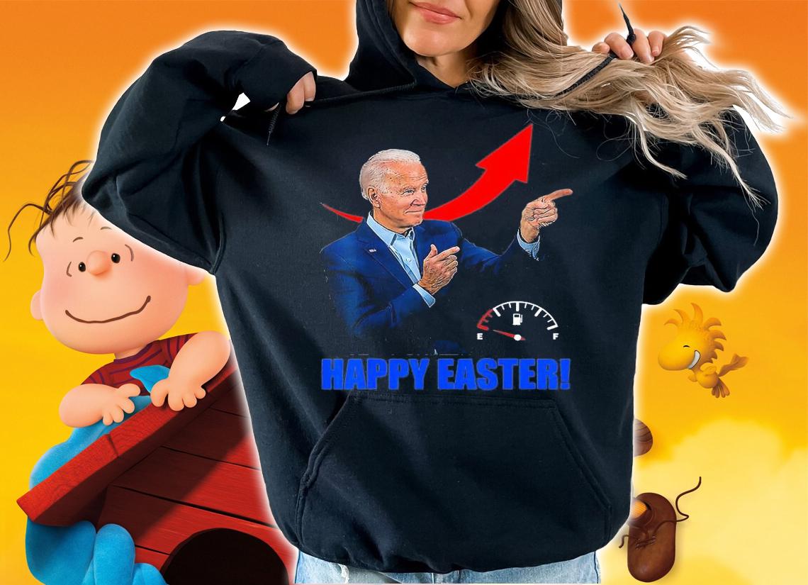 Happy Easter Funny Easter Confused Fun Joe Biden Meme Gas Price T-Shirt