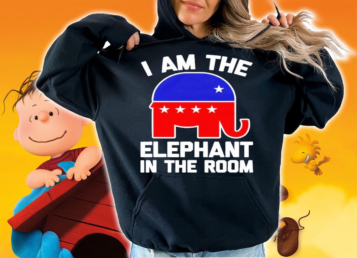I Am The Elephant In The Room Funny Pro-Trump 2024 Ver2 T-Shirt hoodie