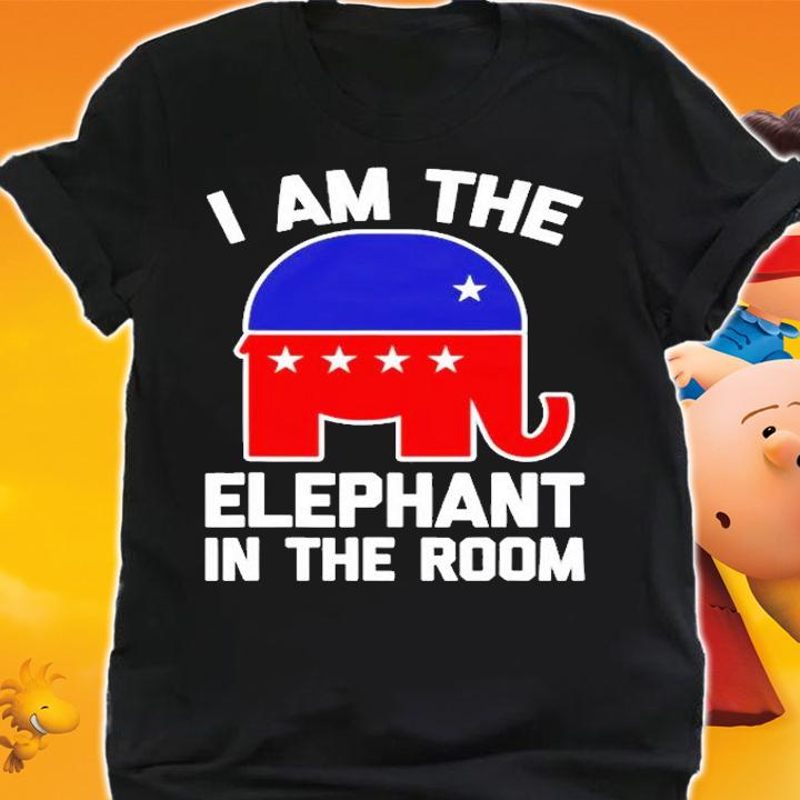 I Am The Elephant In The Room Funny Pro-Trump 2024 Ver2 T-Shirt shirt
