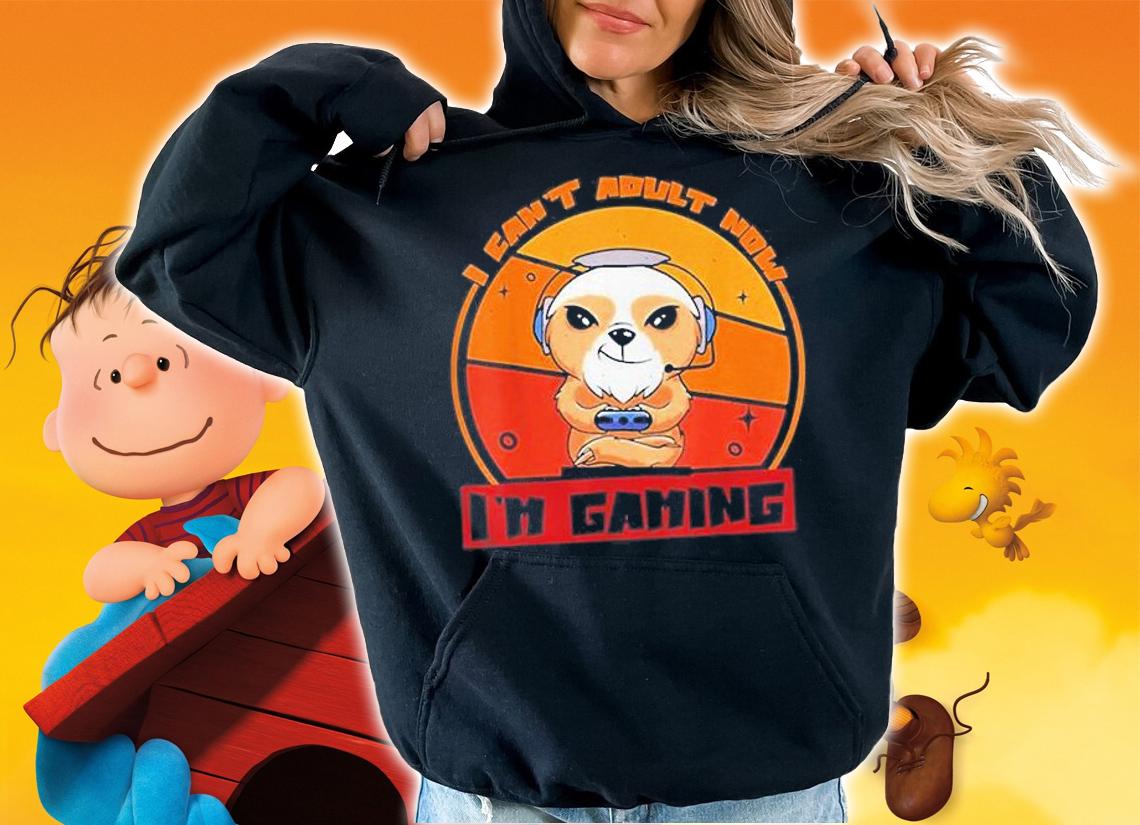I Cant Adult Now Im Gaming Gamer Games Controller Shirt