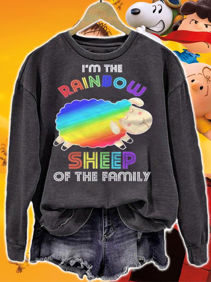 Im The Rainbow Sheep Of The Family Sheep Shirt sweatshirt