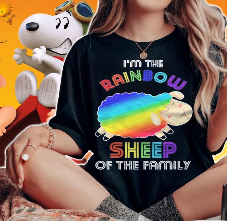 Im The Rainbow Sheep Of The Family Sheep Shirt woman shirt