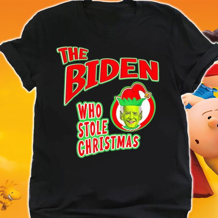 Joe Biden The Grinch The Biden Who Stole Christmas t-shirt shirt