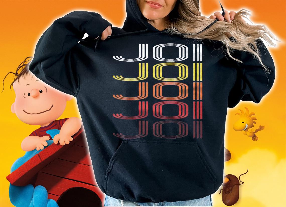 Joi Retro Wordmark Pattern  Vintage Style Shirt hoodie