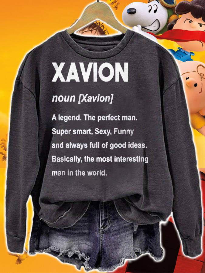 Mens Xavion Name Xavion Shirt sweatshirt