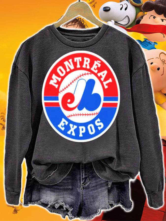 MLB Montreal Expos Baseball Shirt sweatshirt