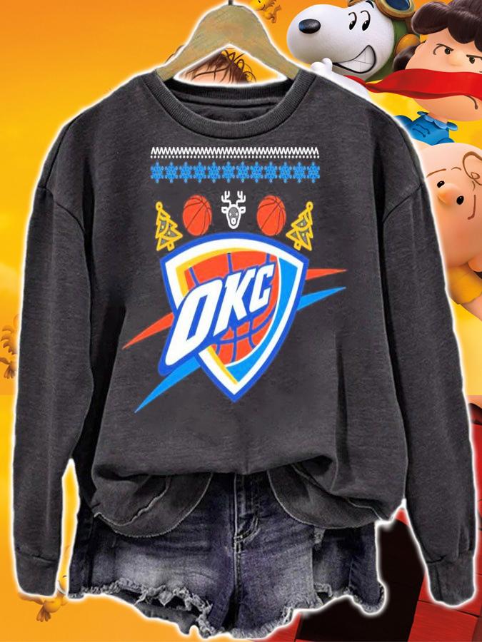 Oklahoma City Thunder Christmas shirt