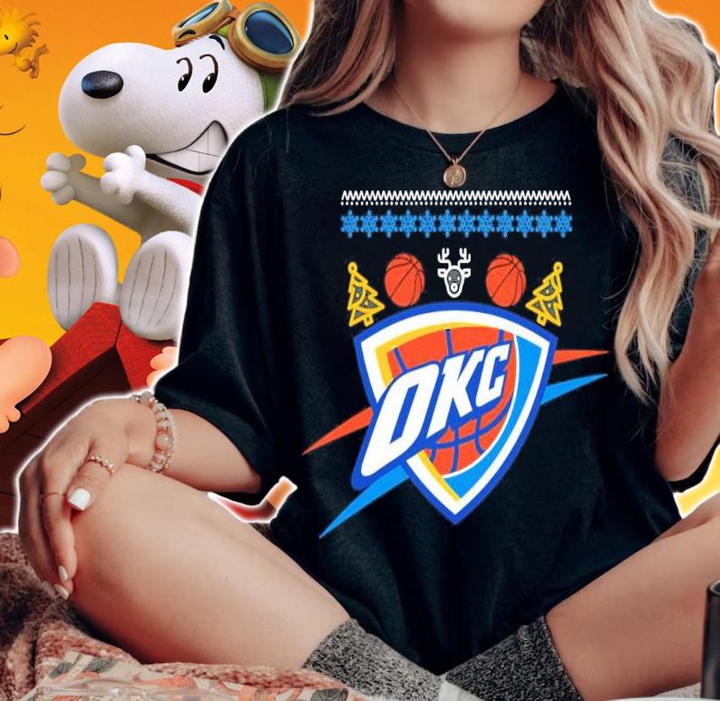 Oklahoma City Thunder Christmas shirt
