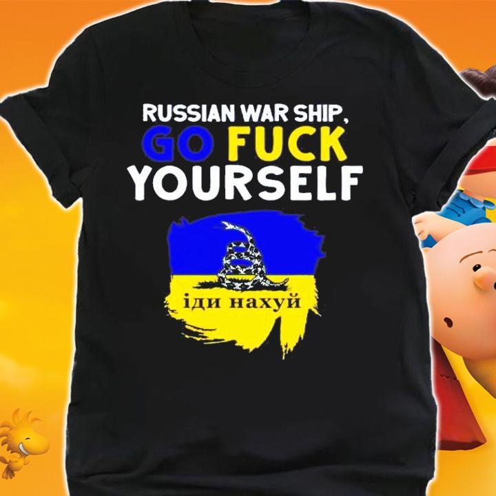 Russian Warship Go Fuck Yourself Stop Russian Shirt shirt