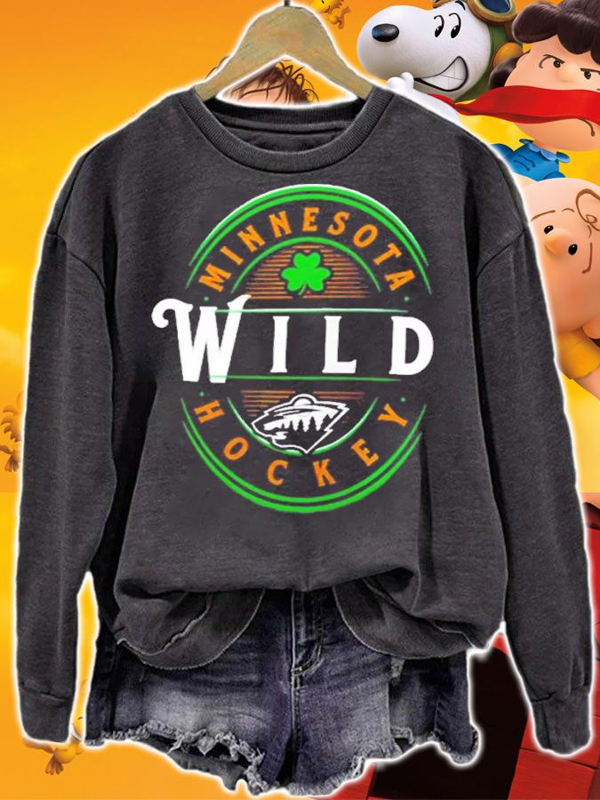 St. Patrick's Day Minnesota Wild Hockey Forever Lucky Shirt