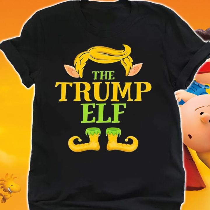 The Trump Elf Group Matching Family Christmas Gift T-Shirt shirt