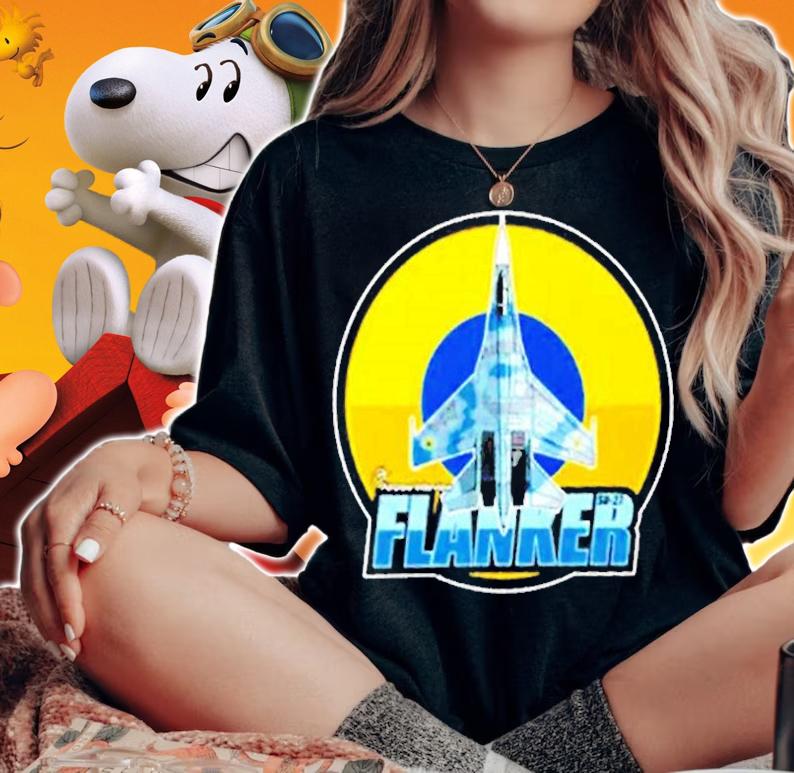 Ukrainian Su-27 Fighter Shot Down T-Shirt